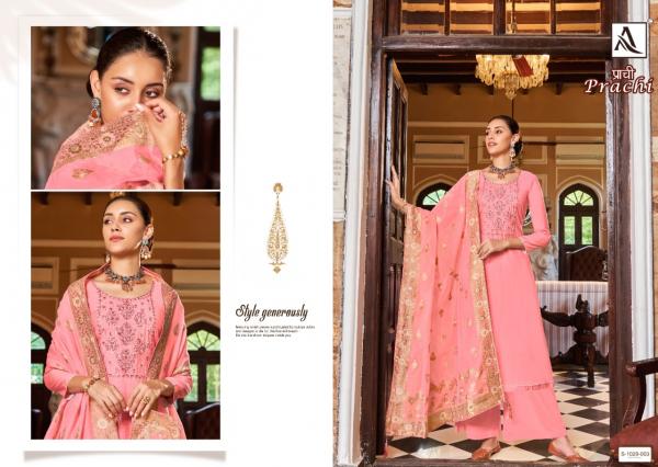 Alok Prachi Viscose Silk Designer Dress Material Collection